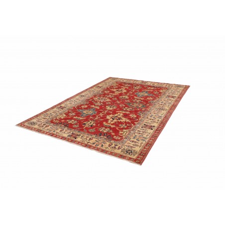 Tappeto Kazak Fine Pakistan marrone giallo 209x298