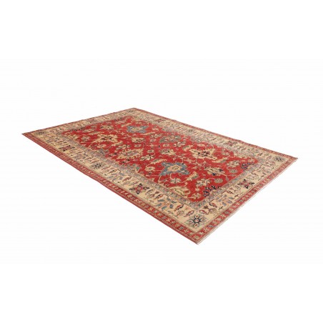 Tappeto Kazak Fine Pakistan marrone giallo 209x298