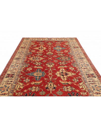 Tappeto Kazak Fine Pakistan marrone giallo 209x298