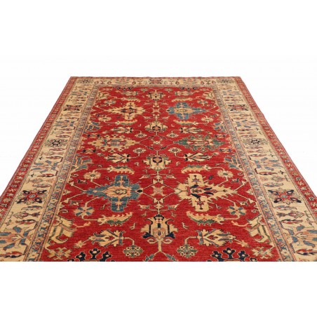 Tappeto Kazak Fine Pakistan marrone giallo 209x298