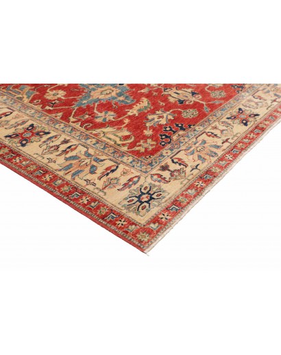 Tappeto Kazak Fine Pakistan marrone giallo 209x298