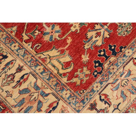 Tappeto Kazak Fine Pakistan marrone giallo 209x298