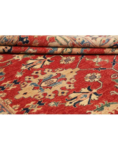 Tappeto Kazak Fine Pakistan marrone giallo 209x298