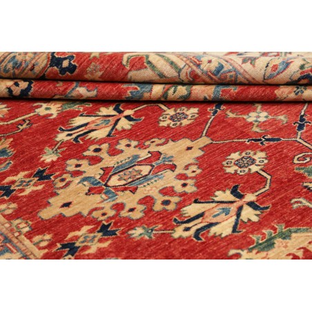 Tappeto Kazak Fine Pakistan marrone giallo 209x298