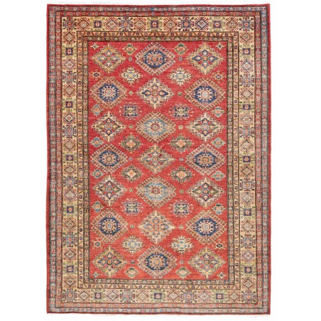 Tappeto Kazak Fine Pakistan rosso grigio 172x242