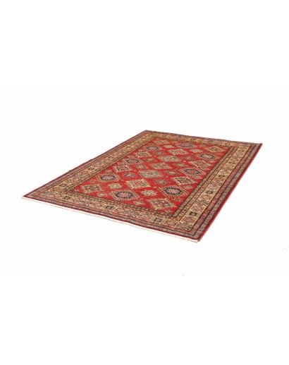 Tappeto Kazak Fine Pakistan rosso grigio 172x242