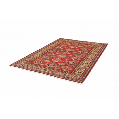 Tappeto Kazak Fine Pakistan rosso grigio 172x242