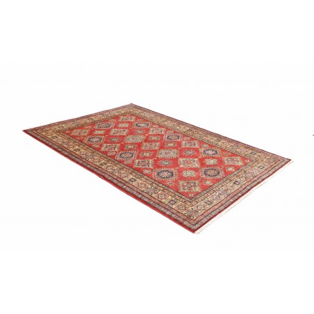 Tappeto Kazak Fine Pakistan rosso grigio 172x242