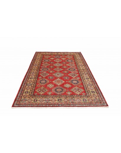 Tappeto Kazak Fine Pakistan rosso grigio 172x242