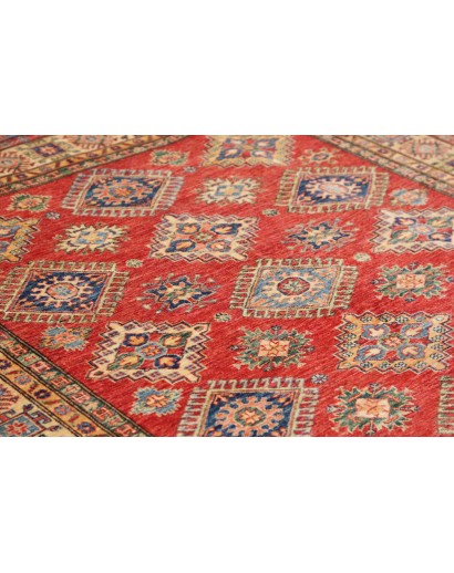 Tappeto Kazak Fine Pakistan rosso grigio 172x242