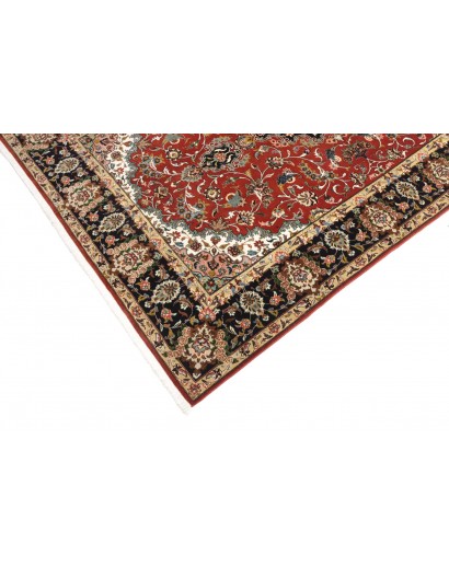 Tappeto Ghom Persia marrone giallo 140x211