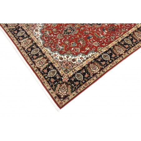 Tappeto Ghom Persia marrone giallo 140x211