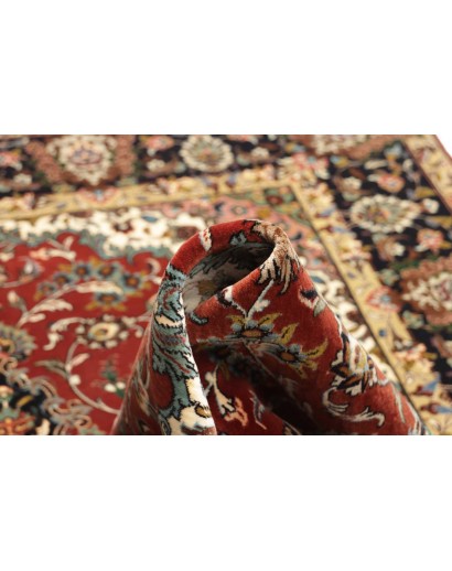 Tappeto Ghom Persia marrone giallo 140x211