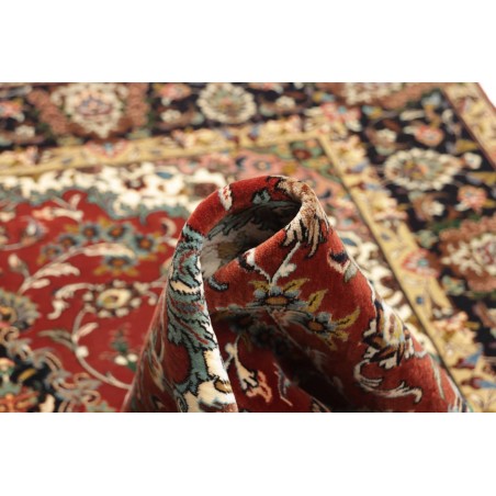 Tappeto Ghom Persia marrone giallo 140x211