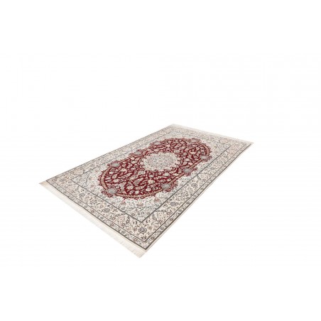 Tappeto Nain 6La Persia bianco grigio 158x248