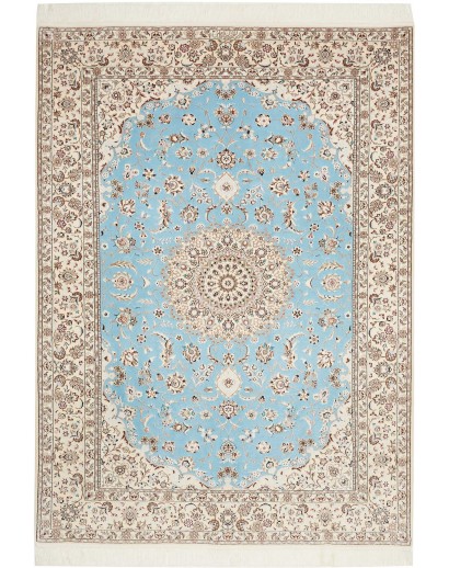 Tappeto Nain 6La Persia bianco grigio 160x222