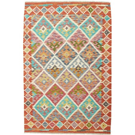 Tappeto Kilim Afghanistan marrone 102x150