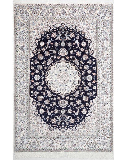 Tappeto Nain 6La Persia bianco grigio 157x237