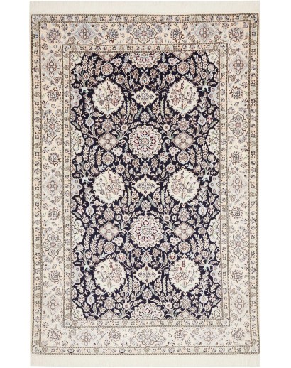 Tappeto Nain 6La Persia bianco grigio 153x232