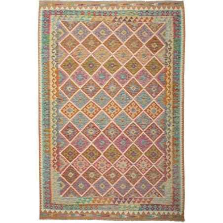 Tappeto Kilim Afghanistan marrone 200x298