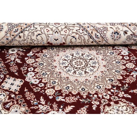 Tappeto Nain 6La Persia bianco azzurro 128x200