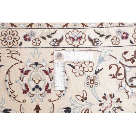 Tappeto Nain 6La Persia bianco azzurro 128x200