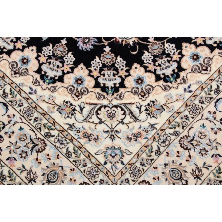 Tappeto Nain 6La Persia bianco blu 158x245