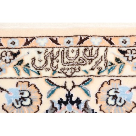 Tappeto Nain 6La Persia bianco blu 158x245