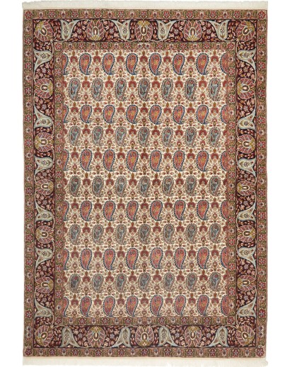 Tappeto Ilaam Persia bianco giallo 150x218
