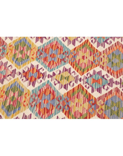 Tappeto Kilim Afghanistan marrone 83x241