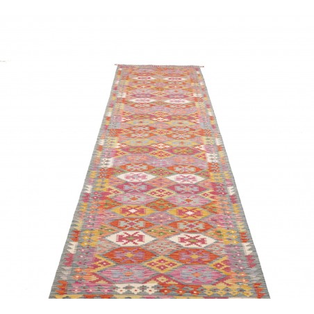 Tappeto Kilim Afghanistan marrone 83x394