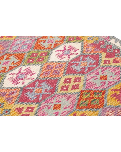 Tappeto Kilim Afghanistan marrone 83x394