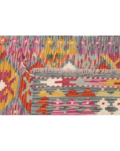 Tappeto Kilim Afghanistan marrone 83x394