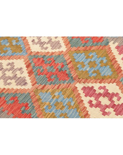 Tappeto Kilim Afghanistan marrone bianco 78x297