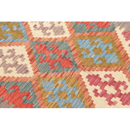 Tappeto Kilim Afghanistan marrone bianco 78x297