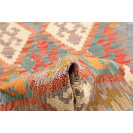 Tappeto Kilim Afghanistan marrone bianco 78x297