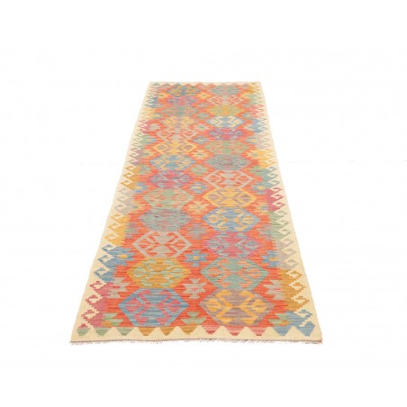 Tappeto Kilim Afghanistan marrone giallo 79x290