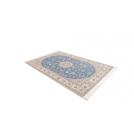 Tappeto Nain 6La Persia bianco blu 167x255