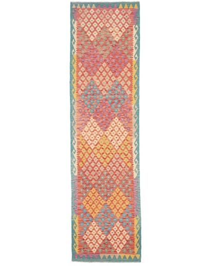 Tappeto Kilim Afghanistan marrone 79x297