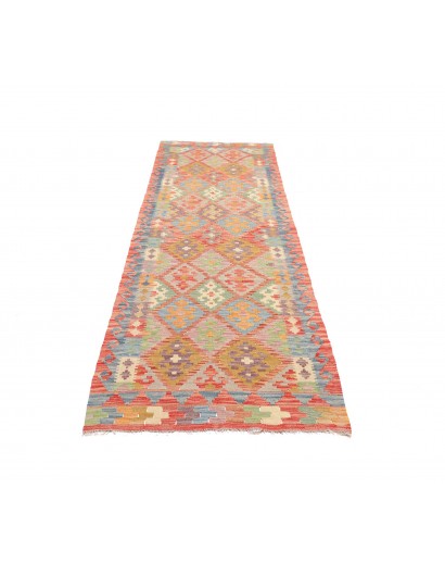 Tappeto Kilim Afghanistan marrone grigio 83x280