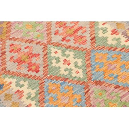 Tappeto Kilim Afghanistan marrone grigio 83x280