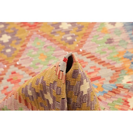 Tappeto Kilim Afghanistan marrone grigio 83x280