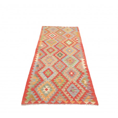 Tappeto Kilim Afghanistan marrone bianco 84x292