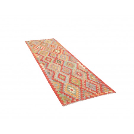 Tappeto Kilim Afghanistan marrone bianco 84x292