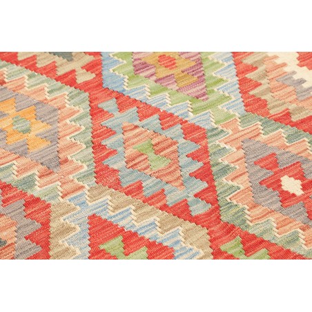 Tappeto Kilim Afghanistan marrone bianco 84x292