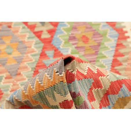 Tappeto Kilim Afghanistan marrone bianco 84x292