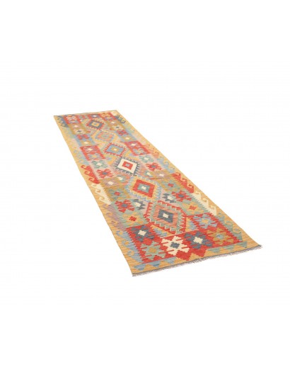 Tappeto Kilim Afghanistan marrone 80x295
