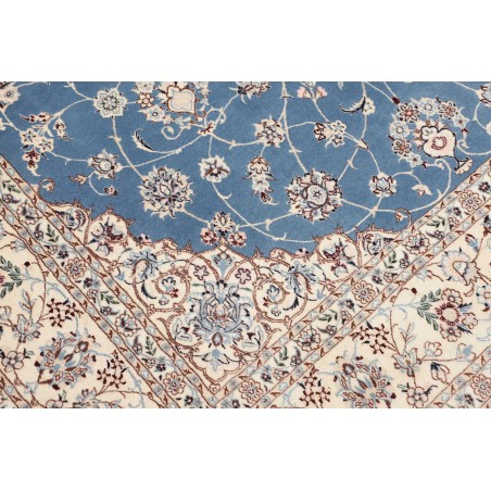 Tappeto Nain 6La Persia bianco blu 167x255
