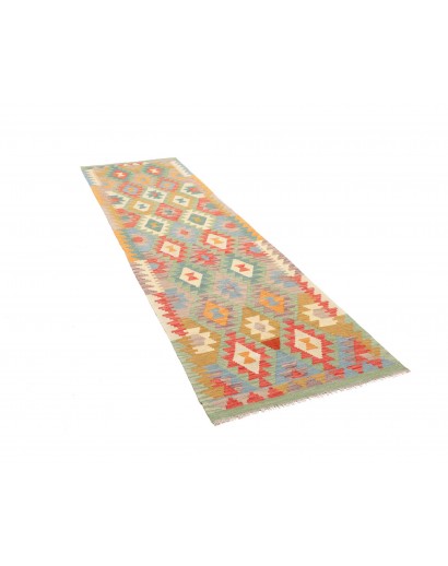 Tappeto Kilim Afghanistan marrone grigio 81x294