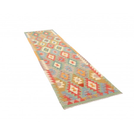 Tappeto Kilim Afghanistan marrone grigio 81x294